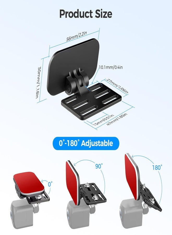 AZDOME Rear Camera Holder Rear Window Bracket for Most Back Camera Dash Cam AZDOME M550 PG17 PG19X M01 Pro M550 Max Car Cam for REDTIGER F7N, CHORTAU, Kingslim, Z-Edge - Image 3